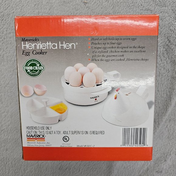 Mavericks Kitchen Maverick Henrietta Hen Egg Cooker Model Sec2